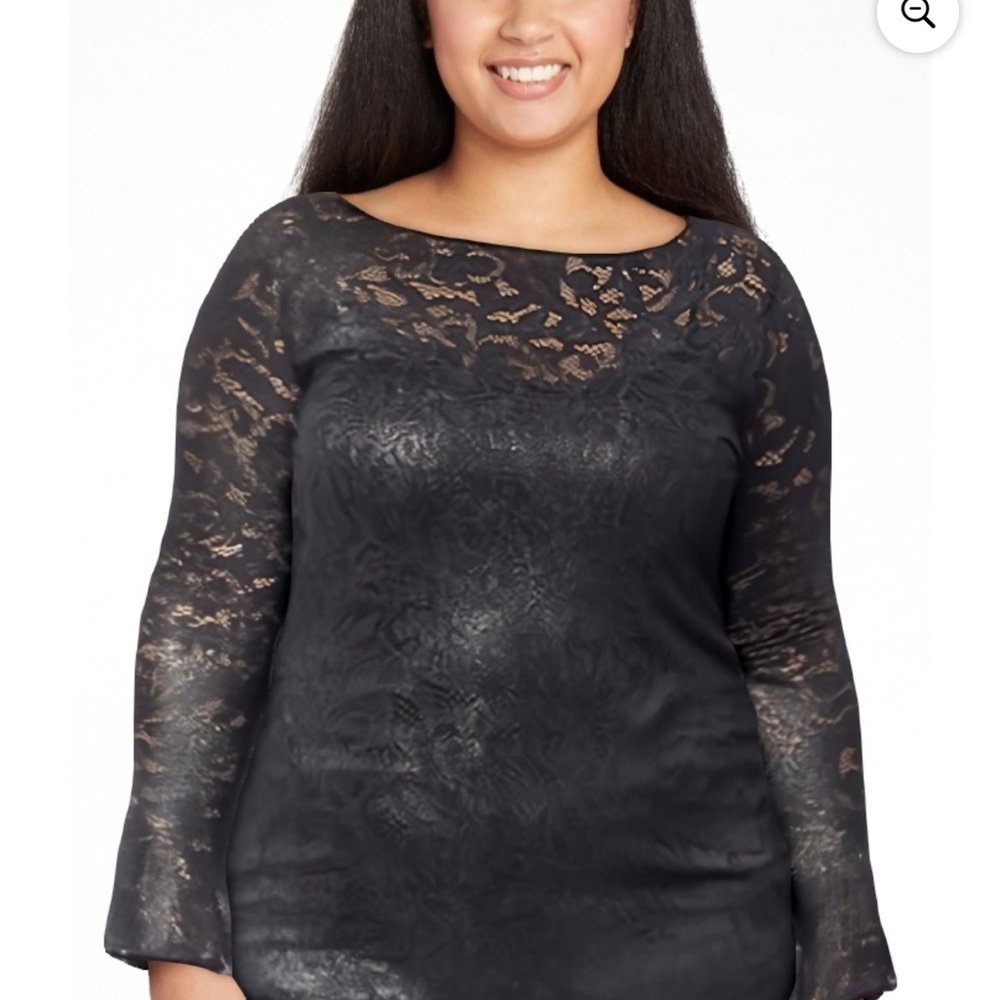 Elegant Black Lace Top